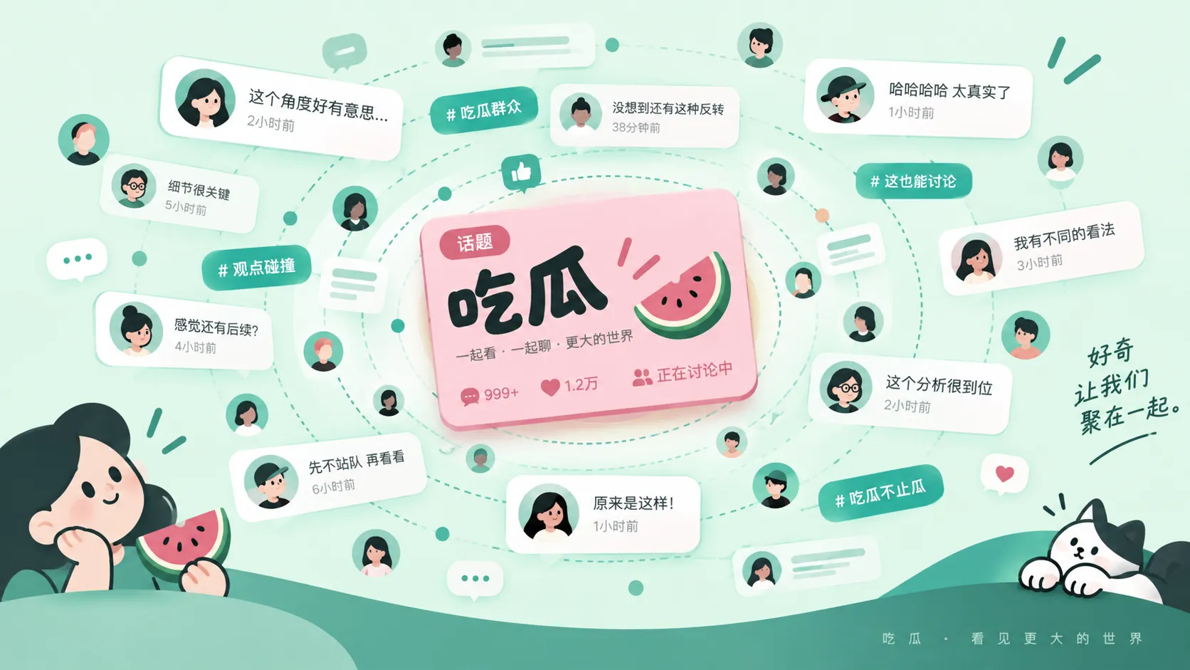 直播话题视觉图